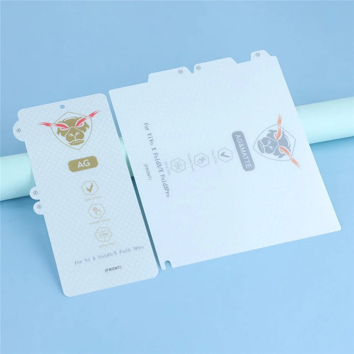 1 Set For vivo X Fold5 5G Screen Protector Inside + Front Full Cover Matte Anti-Fingerprint Soft TPU Film - 4