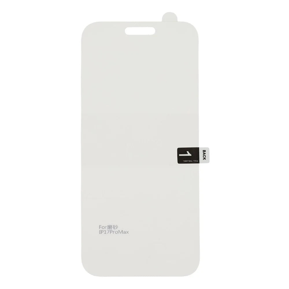 For iPhone 17 Pro Max Screen Protector Matte Full Coverage PET Screen Hydrogel Film - 3