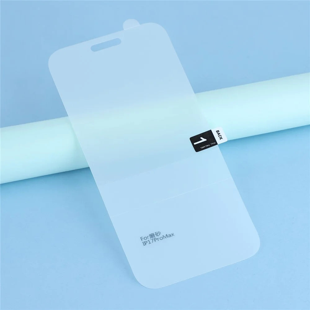 For iPhone 17 Pro Max Screen Protector Matte Full Coverage PET Screen Hydrogel Film - 4
