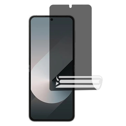 Anti-Spy Screen Protector for Samsung Galaxy Z Flip6 5G / Z Flip5 5G / Z Flip4 5G / Z Flip3 5G Privacy Soft TPU Inner Screen Film - 1