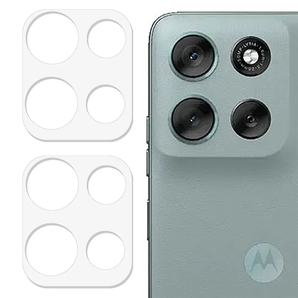2Pcs For Motorola Moto G56 5G Camera Lens Protector 3D Arc Edge Anti-Scratch Tempered Glass Lens Film - Transparent - 1