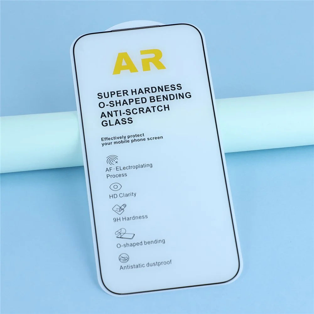 For iPhone 18 Pro Max / 17 Pro Max Tempered Glass Screen Protector AR Anti Glare High Clear Full Screen Film with Dust-Proof Mesh - 3