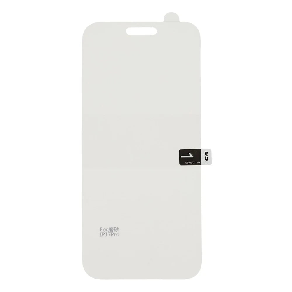 For iPhone 17 Pro Screen Protector Matte Full Coverage PET Screen Hydrogel Film - 3