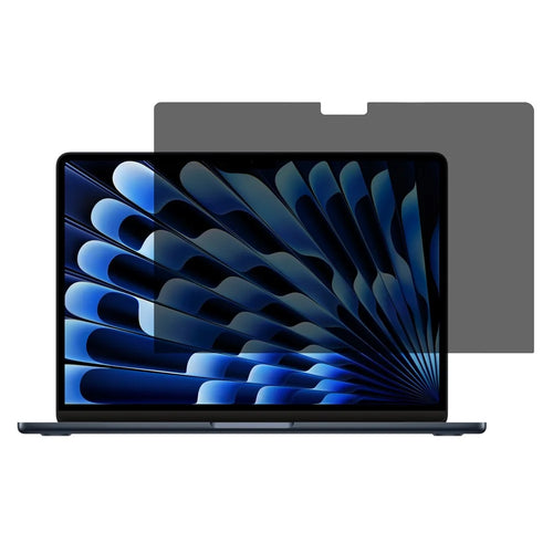 Privacy Screen Protector for MacBook Air 13 inch (2026) A3449 / (2025) A3240 / (2024) A3113 / (2022) A2681 / A3240 / A3113 / A2681 Straight Edge Full Screen Tempered Glass Film - 1