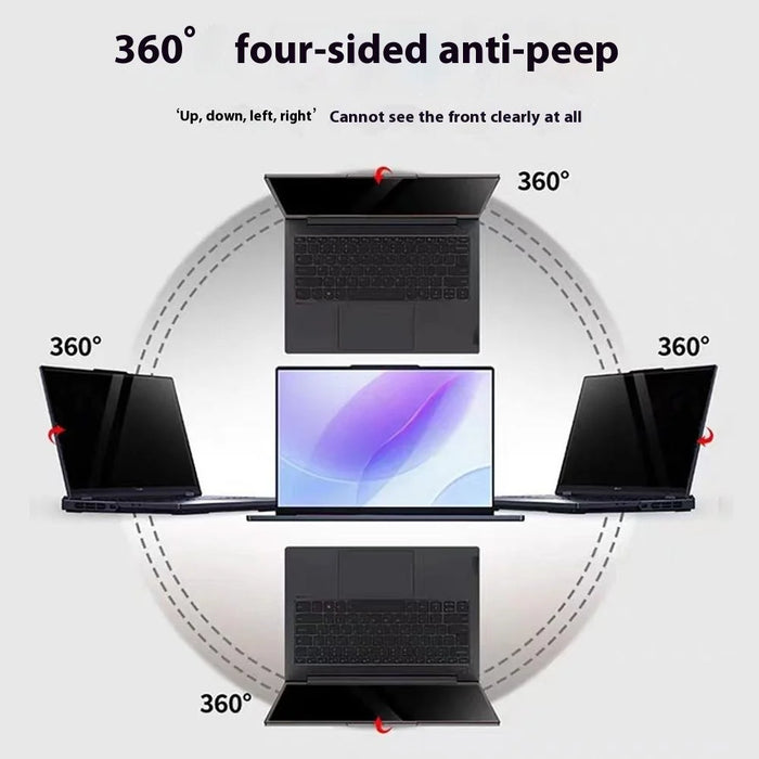 295 x 166mm Privacy Screen Protector for 13.3 inch 16:9 Laptops Matte Anti Fingerprint Soft Film - 5