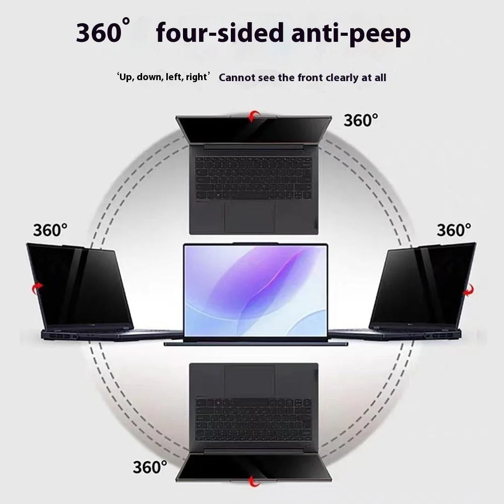 522 x 294mm Privacy Screen Protector for 23.6 inch 16:9 Laptops Matte Anti Fingerprint Soft Film - 5