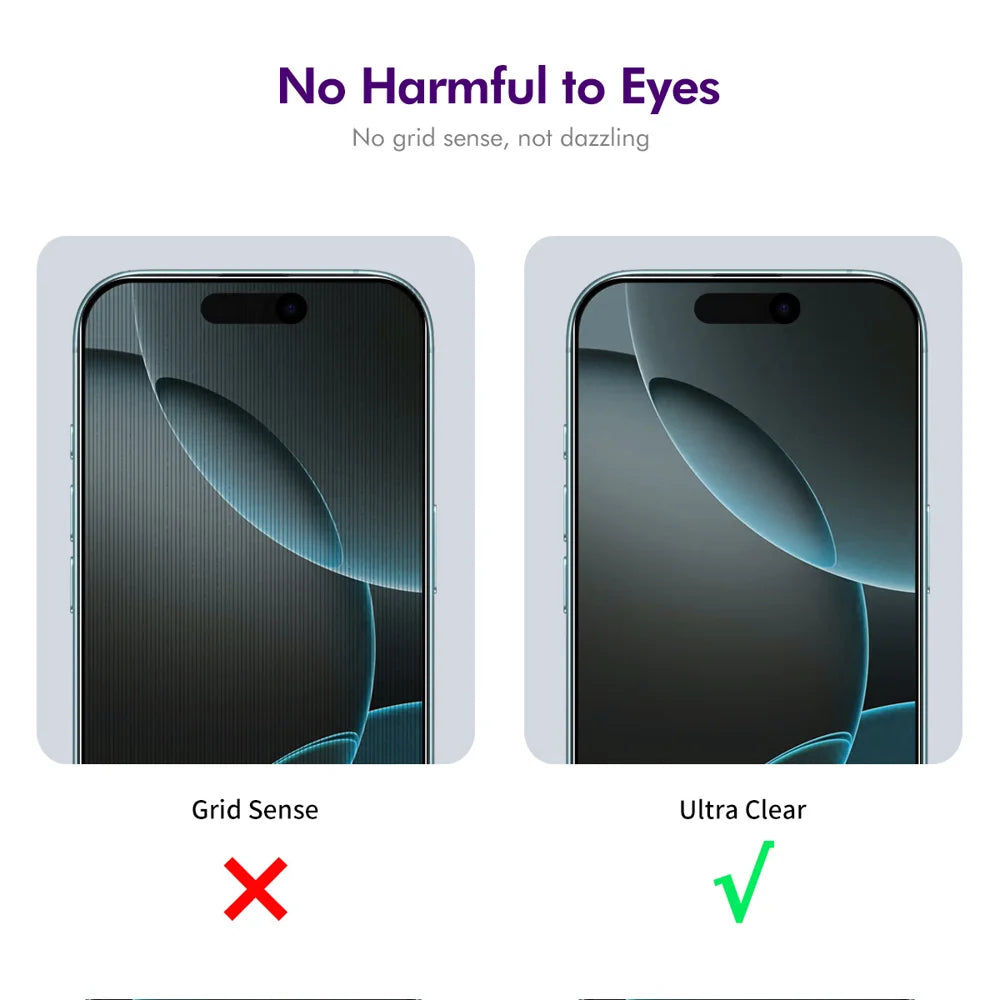 ENKAY HAT PRINCE For iPhone 18 Pro Max / 17 Pro Max 2Pcs Privacy Screen Protector  28-degree Anti-Spy Tempered Glass - Black - 6