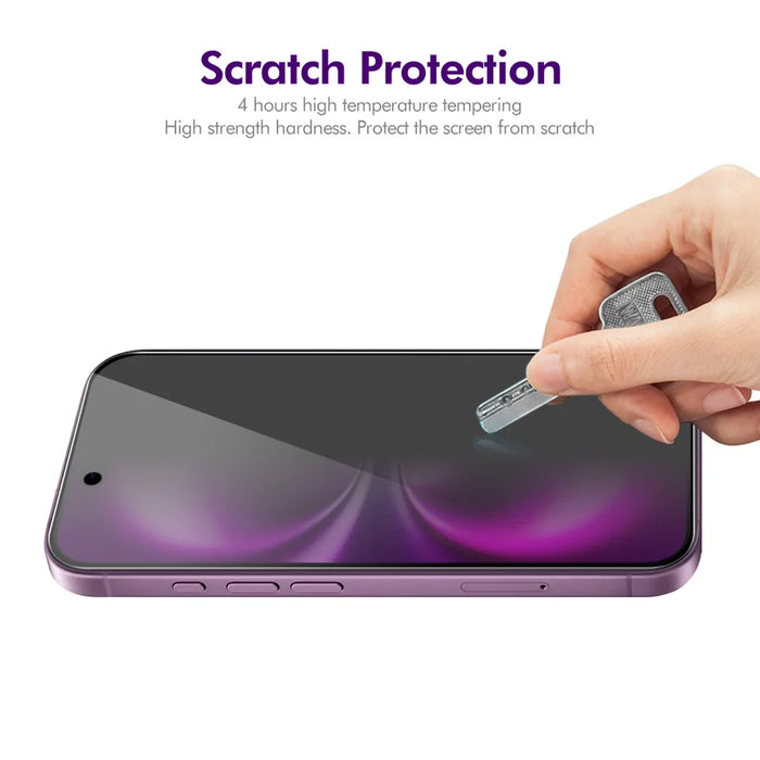 ENKAY HAT PRINCE For iPhone Air 2Pcs Privacy Screen Protector  28-degree Anti-Spy Tempered Glass - Black - 6
