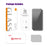 ENKAY HAT PRINCE For iPhone Air 2Pcs Privacy Screen Protector  28-degree Anti-Spy Tempered Glass - Black - 7
