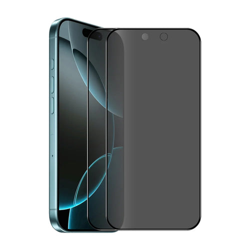 ENKAY HAT PRINCE For iPhone 17 2Pcs Privacy Screen Protector  28-degree Anti-Spy Tempered Glass - Black - 1