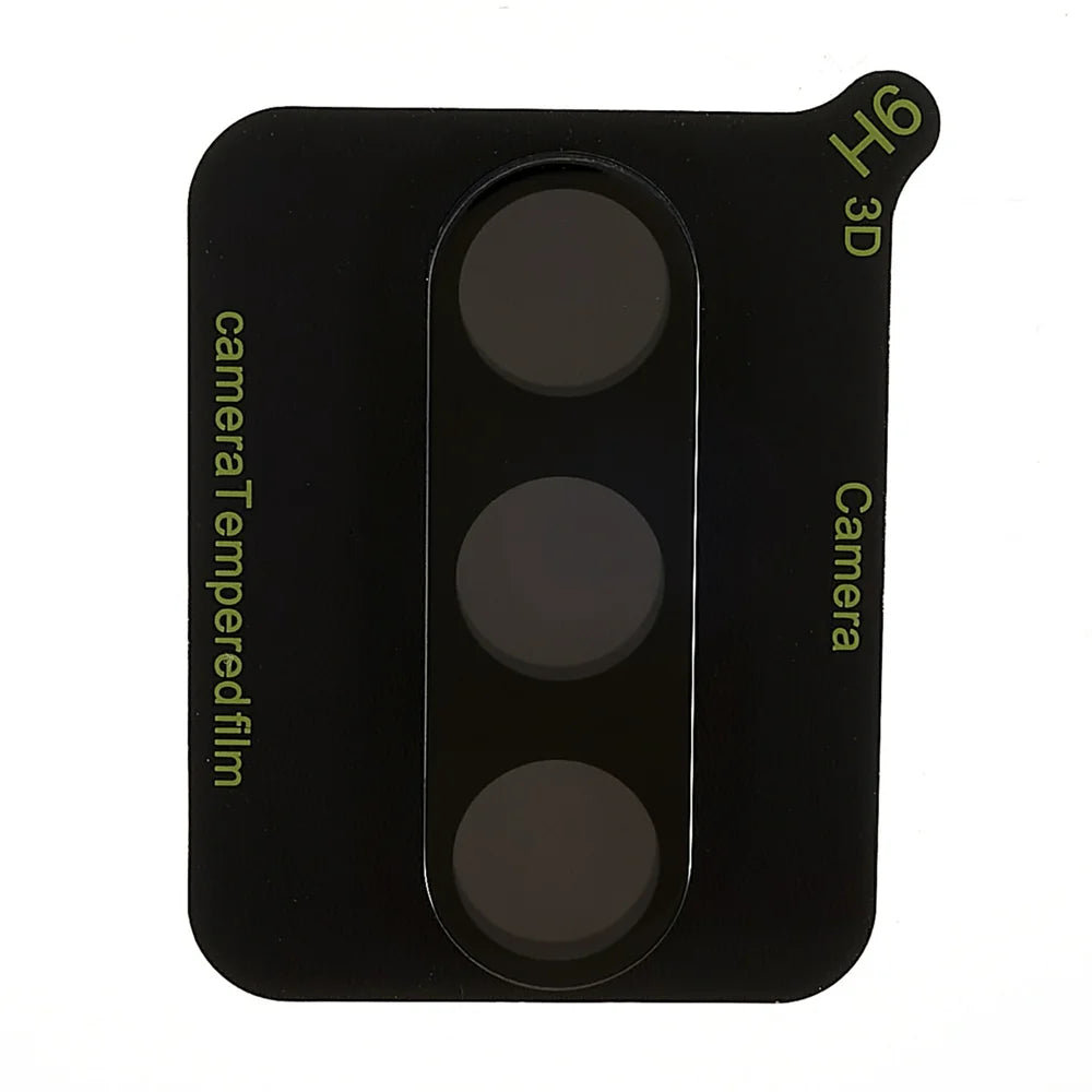 For Samsung Galaxy S25 FE Tempered Glass Lens Protector Silk Printing Camera Lens Film - Black - 4
