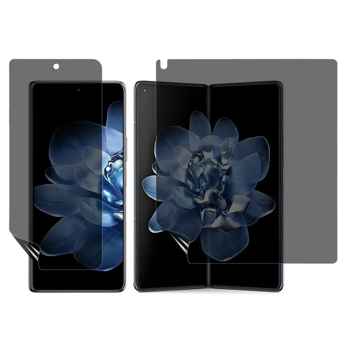 For vivo X Fold5 5G / vivo X Fold3 Screen Protector Anti-Spy TPU Matte Screen Protective Hydrogel Film - Black - 1