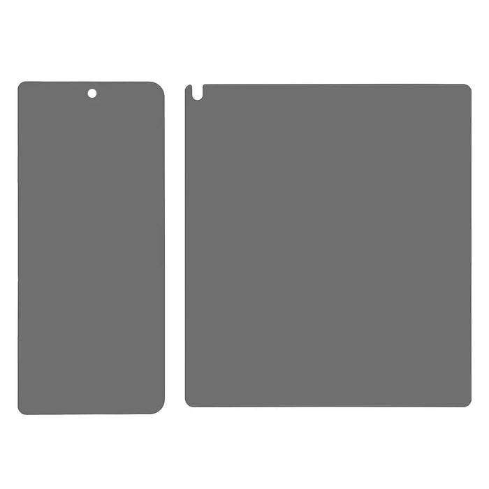 For vivo X Fold5 5G / vivo X Fold3 Screen Protector Anti-Spy TPU Matte Screen Protective Hydrogel Film - Black - 2