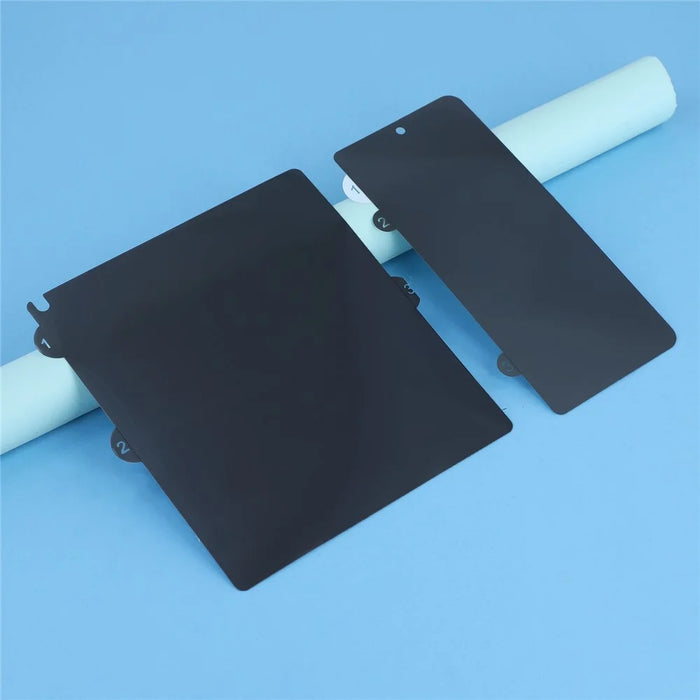 For vivo X Fold5 5G / vivo X Fold3 Screen Protector Anti-Spy TPU Matte Screen Protective Hydrogel Film - Black - 4