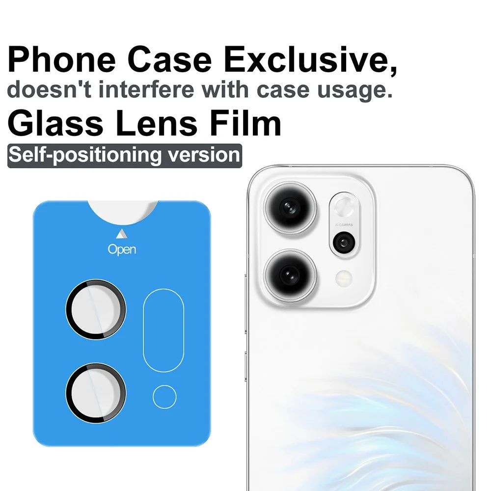 IMAK For Oppo Reno14 Pro 5G (Global) Tempered Glass Camera Lens Protector with Self Positioning Frame (Complete Covering) - 2