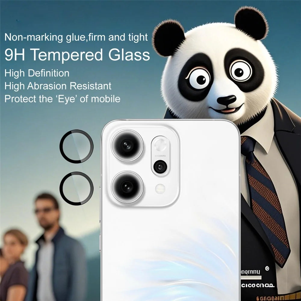 IMAK For Oppo Reno14 Pro 5G (Global) Tempered Glass Camera Lens Protector with Self Positioning Frame (Complete Covering) - 3