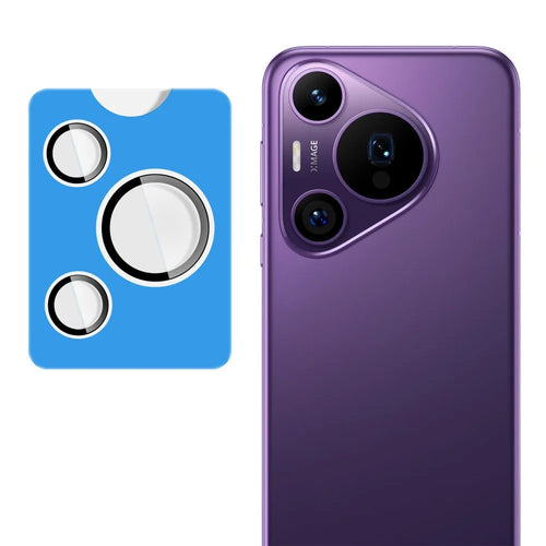 IMAK For Huawei Pura 70 Pro / Pura 70 Pro+ Tempered Glass Camera Lens Protector with Self Positioning Frame (Complete Covering) - 1