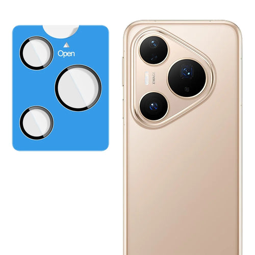 IMAK For Huawei Pura 80 Pro / Pura 80 Pro+ Tempered Glass Camera Lens Protector with Self Positioning Frame (Complete Covering) - 1