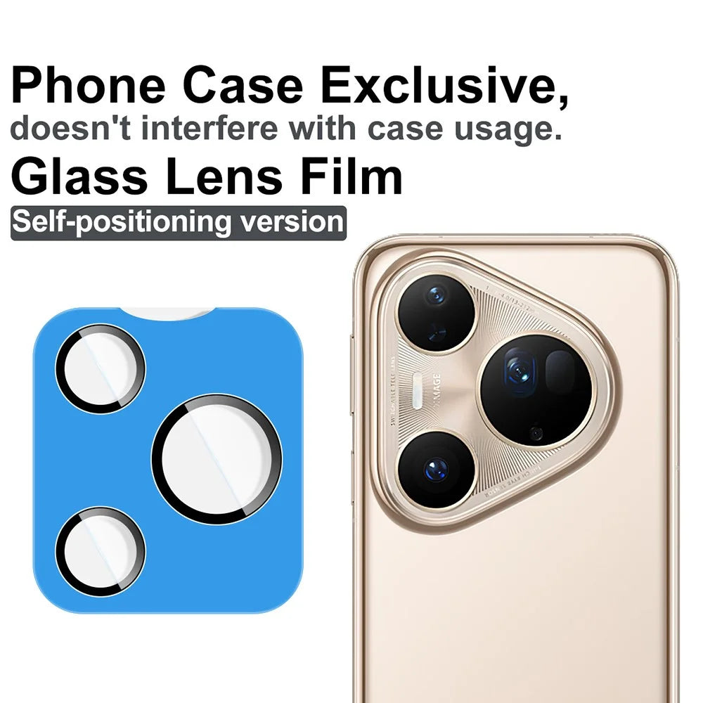 IMAK For Huawei Pura 80 Ultra Tempered Glass Camera Lens Protector with Self Positioning Frame (Complete Covering) - 2
