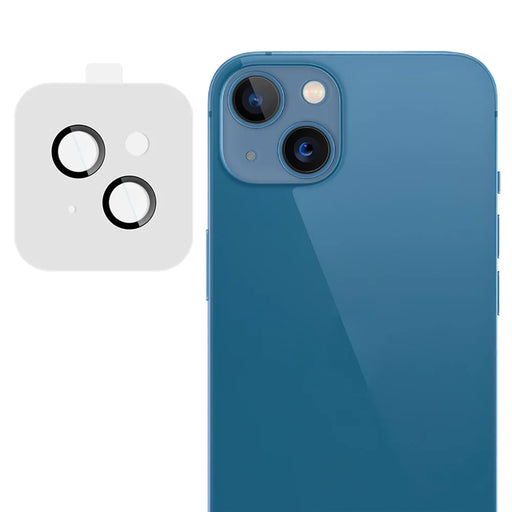 IMAK For iPhone 13 / 13 mini Tempered Glass Camera Lens Protector with Self Positioning Frame (Complete Covering) - 1