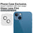 IMAK For iPhone 13 / 13 mini Tempered Glass Camera Lens Protector with Self Positioning Frame (Complete Covering) - 2