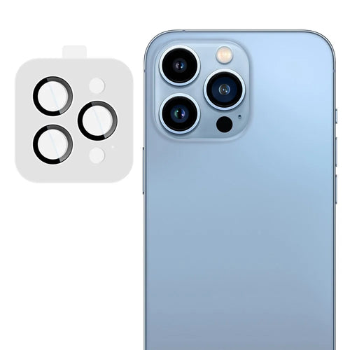 IMAK For iPhone 13 Pro / 13 Pro Max Tempered Glass Camera Lens Protector with Self Positioning Frame (Complete Covering) - 1