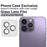 IMAK For iPhone 14 Pro / 14 Pro Max Tempered Glass Camera Lens Protector with Self Positioning Frame (Complete Covering) - 2