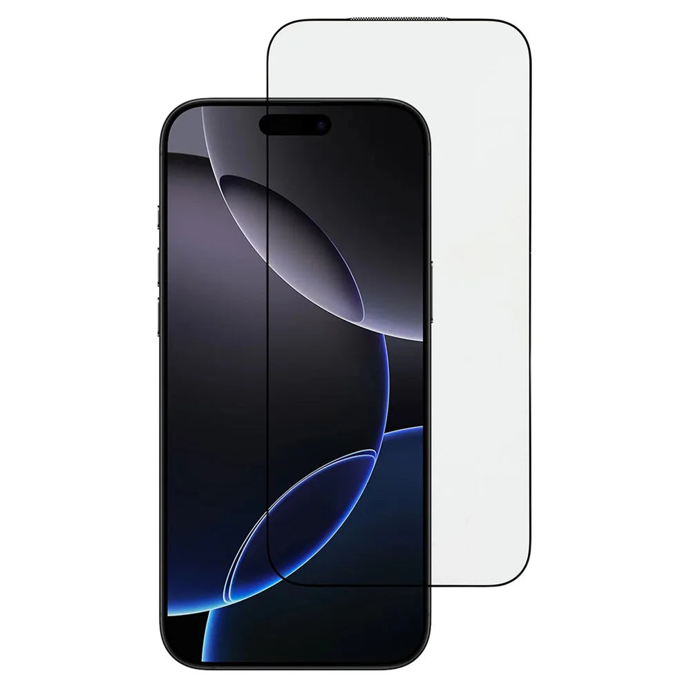 For iPhone 17 Pro Screen Protector Silk Printing Full Glue HD Clear Screen Film - 1