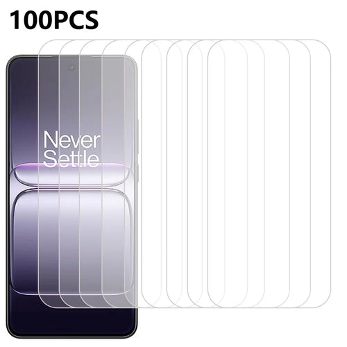100Pcs For OnePlus Nord CE5 5G / Ace 5 Racing 5G Screen Protector Anti-Scratch Tempered Glass Film (No Package, with Wipes Set, Dust-absorber, Guide Sticker) - 1