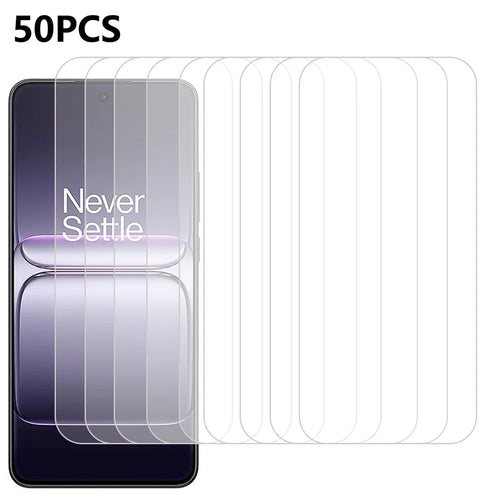 50Pcs For OnePlus Nord CE5 5G / Ace 5 Racing 5G Screen Protector Anti-Scratch Tempered Glass Film (No Package, with Wipes Set, Dust-absorber, Guide Sticker) - 1