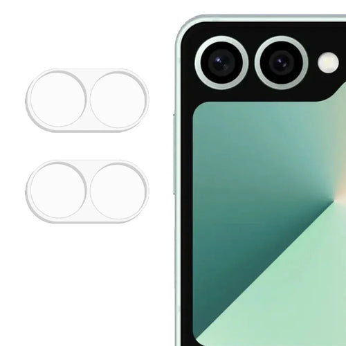 2Pcs For Samsung Galaxy Z Flip7 FE 5G Camera Lens Protector 3D Arc Edge Anti-Scratch Tempered Glass Lens Film - 1