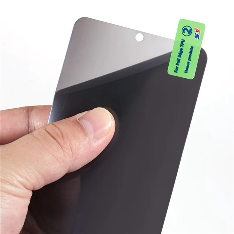 For Samsung Galaxy Z Flip7 FE 5G Screen Protector Anti-Spy TPU Matte Screen Protective Hydrogel Film - Black - 6
