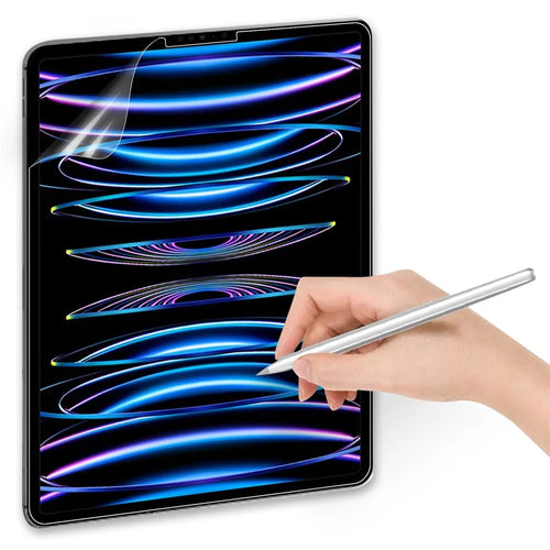 For iPad Pro 12.9 (2022) / (2021) / (2020) Paper-feel Screen Protector Full Cover Drawing Writing Note-taking PET Paper Film - 1