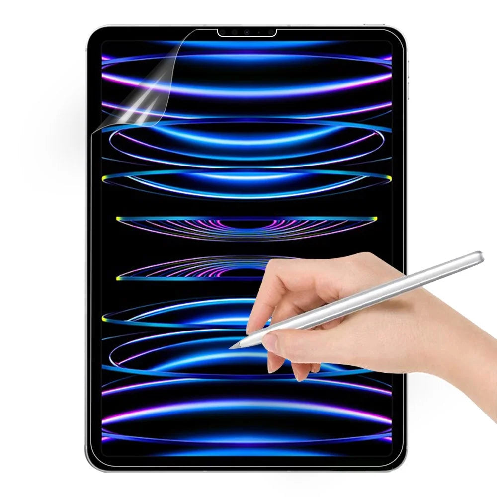 For iPad Pro 11 (2022) / (2021) / (2020) / (2018) / iPad Air (2022) / (2020) Write Like Paper Screen Protector PET Full Cover HD Clear Paper-like Drawing Film - 1
