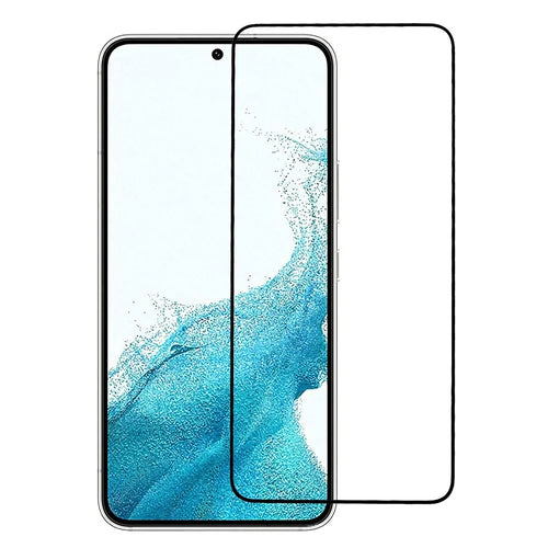 For Samsung Galaxy S22 5G / S23 0.18mm Ultra Thin Complete Covering Silk Printing Tempered Glass Film Full Glue HD Clear Screen Protector (Fingerprint Unlock Version) - 1