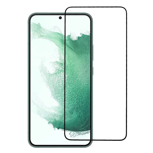 For Samsung Galaxy S22+ 5G / S23+ Anti-explosion Complete Covering Silk Printing 0.18mm Ultra Thin Tempered Glass Film Full Glue HD Clear Screen Protector (Fingerprint Unlock Version) - 1