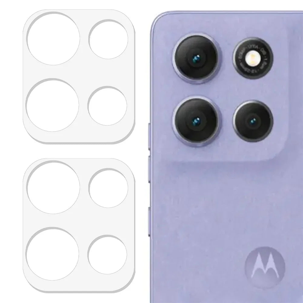 2Pcs For Motorola Moto G86 5G / G86 Power 5G Camera Lens Protector 3D Arc Edge Anti-Scratch Tempered Glass Lens Film - Transparent - 1