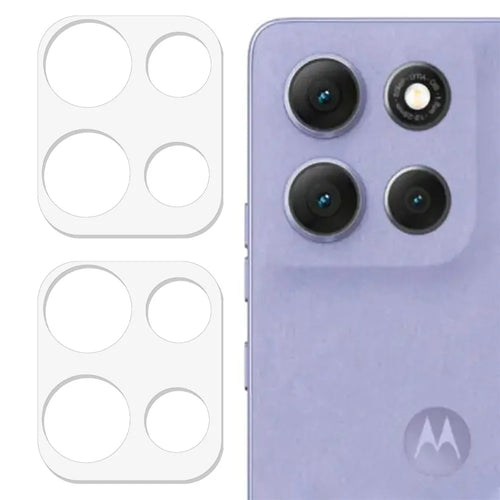 2Pcs For Motorola Moto G86 5G / G86 Power 5G Camera Lens Protector 3D Arc Edge Anti-Scratch Tempered Glass Lens Film - Transparent - 1