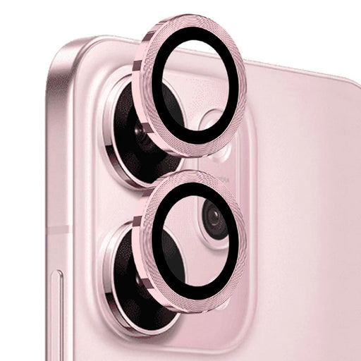 NORTHJO 1 Set For Oppo Reno14 Pro 5G (Global) Tempered Glass Camera Lens Film CD Veins Metal Ring Lens Guard - Pink - 2