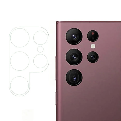For Samsung Galaxy S23 Ultra Camera Lens Protector Anti-explosion Tempered Glass Ultra Clear Anti-scratch Lens Film - 1