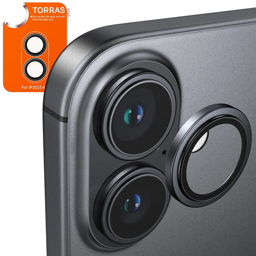 TORRAS 1 Set For iPhone 17 Camera Lens Protector Tempered Glass Clear Lens Film - 1