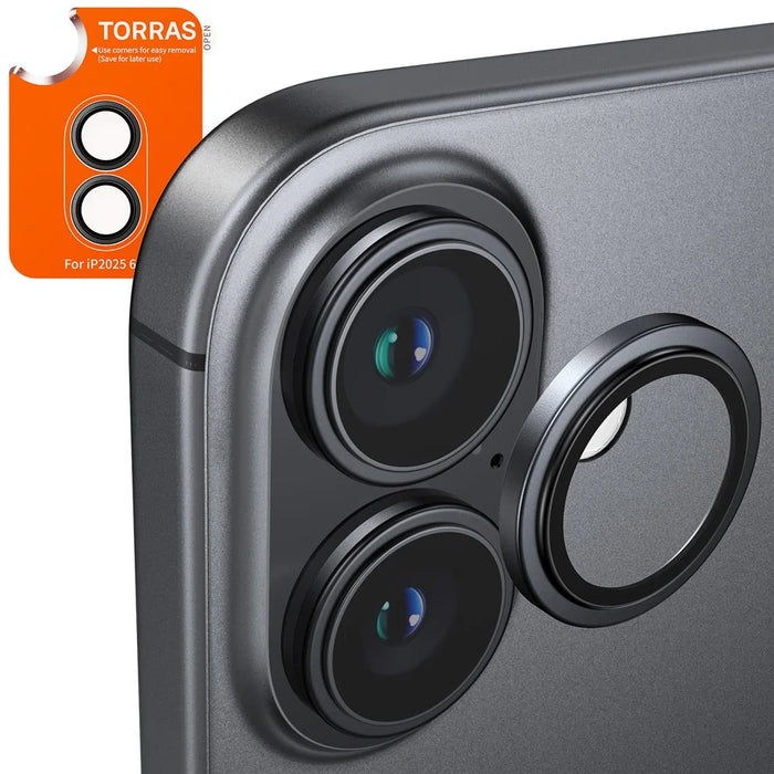 TORRAS 1 Set For iPhone 17 Camera Lens Protector Tempered Glass Clear Lens Film - 1