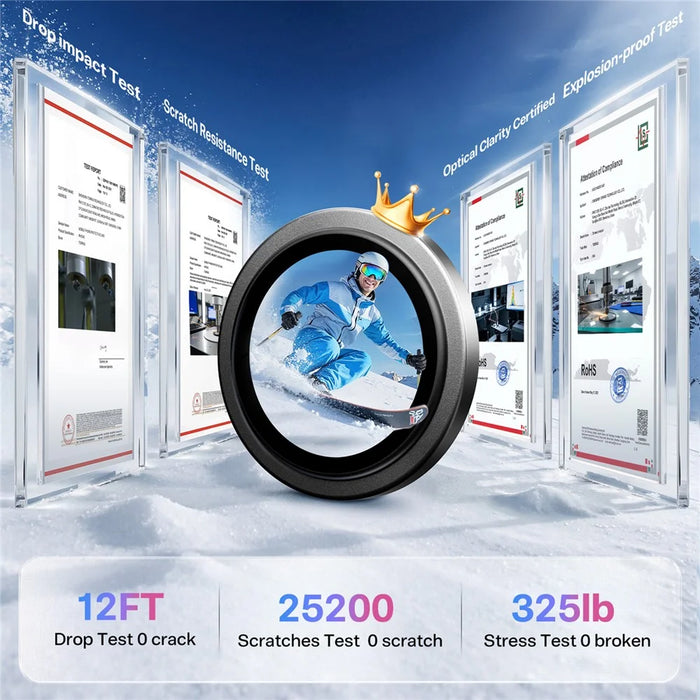TORRAS 1 Set For iPhone Air Camera Lens Protector Tempered Glass Clear Lens Film - 6