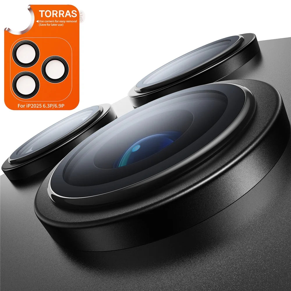 TORRAS 1 Set For iPhone 17 Pro Camera Lens Protector Tempered Glass Clear Lens Film - 1