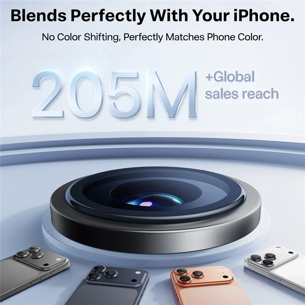 TORRAS 1 Set For iPhone 17 Pro Camera Lens Protector Tempered Glass Clear Lens Film - 2