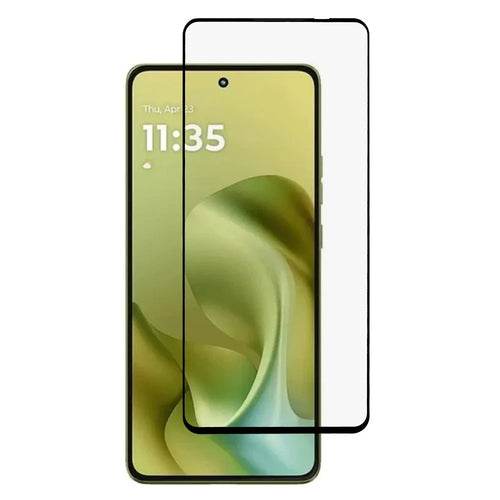 For Motorola Moto G86 5G / G86 Power 5G Screen Protector Silk Printing Full Glue HD Clear Screen Film - 1