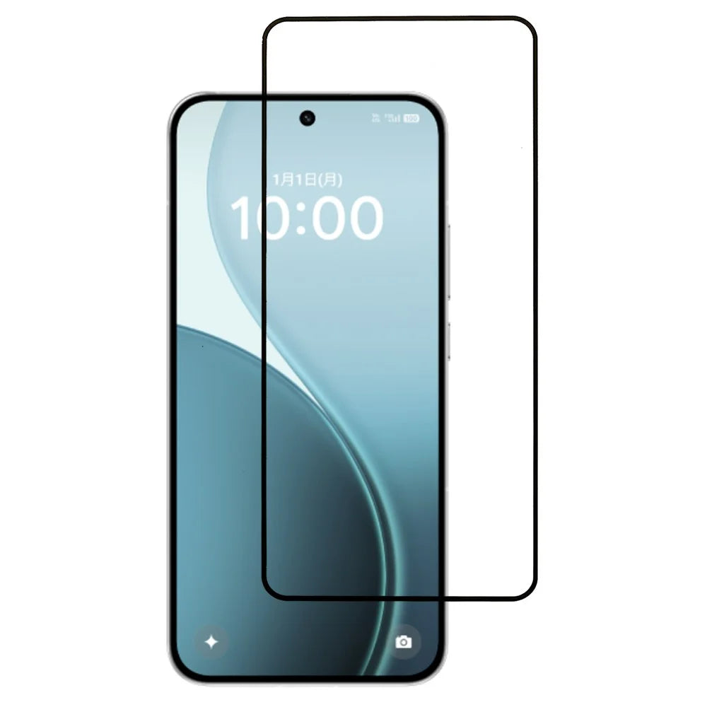 For Oppo Reno14 Pro 5G (Global) Screen Protector Silk Printing Full Glue HD Clear Screen Film - 1