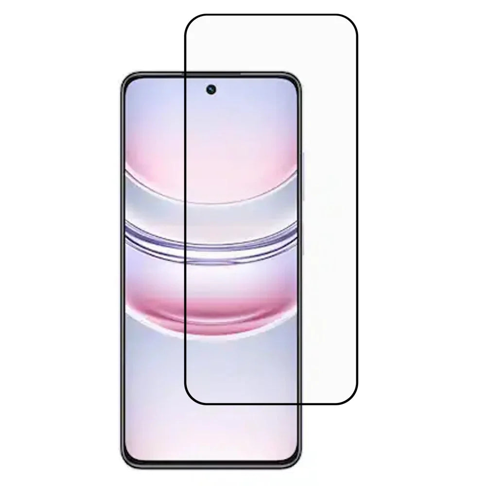 For Realme C73 5G Screen Protector Silk Printing Full Glue HD Clear Screen Film - 1
