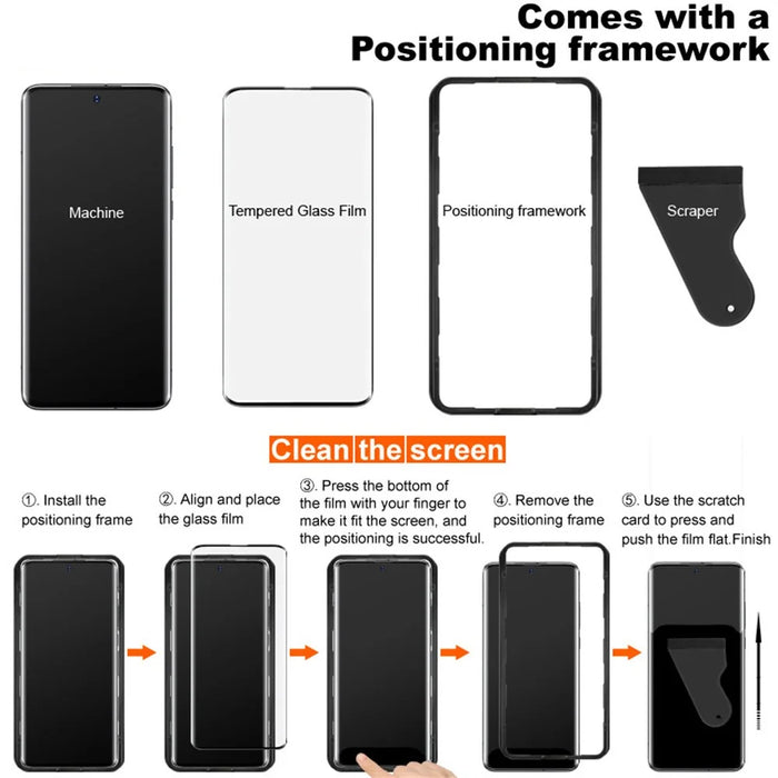 IMAK For Honor Magic V5 5G Screen Protector Full Glue 3D Curved Tempered Glass Film with Positioning Frame - 5