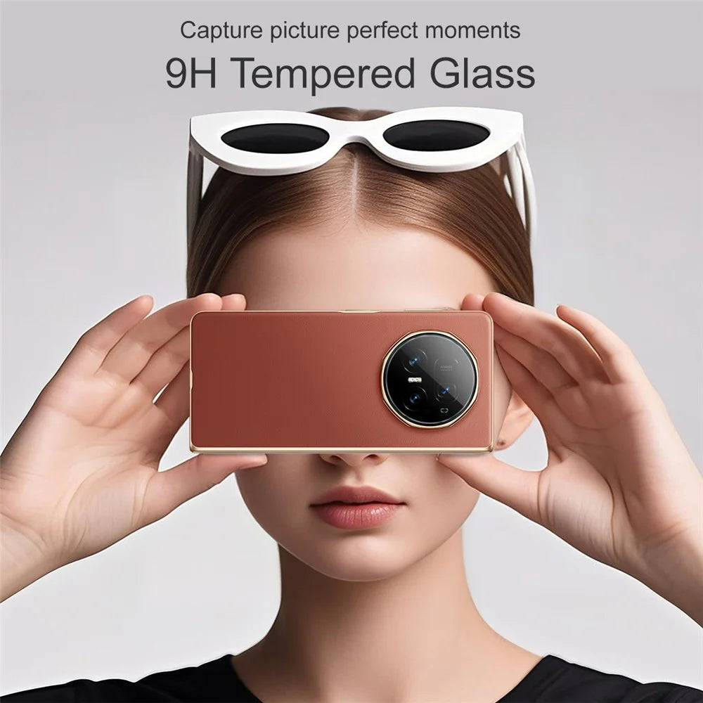 IMAK For Honor Magic V5 5G Camera Lens Protector Slim Tempered Glass Lens Film - 3